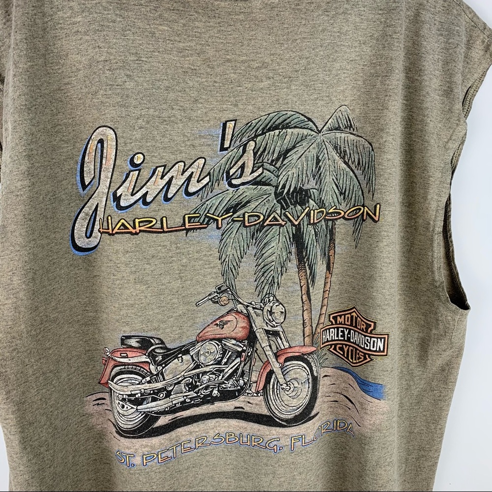 Harley Davidson Vintage Sleeveless Florida Tee - Picture 5 of 5